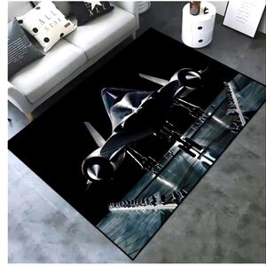 Military Aircraft area rug, 39.4" x 62.9"